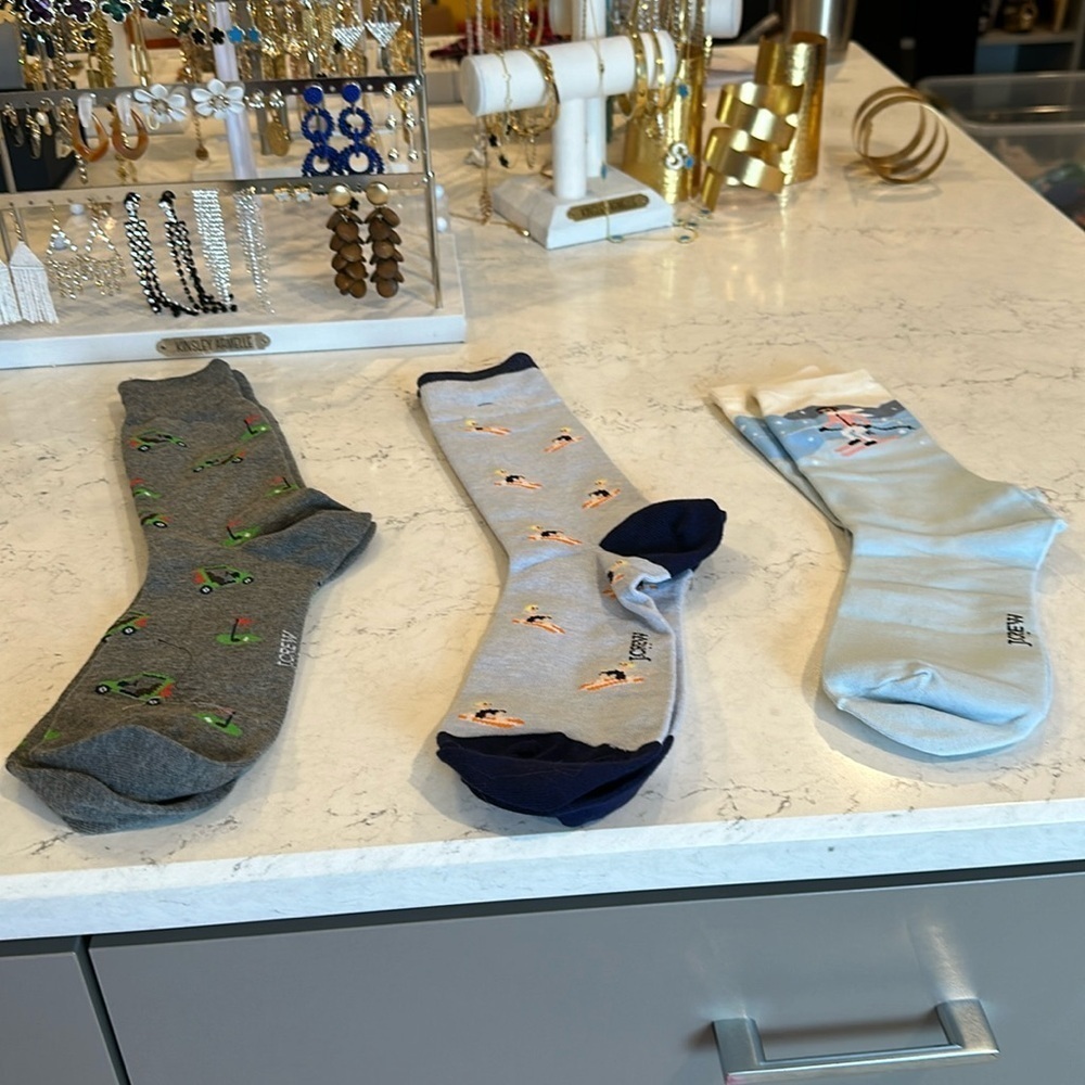 J Crew 3 pack Sports socks​